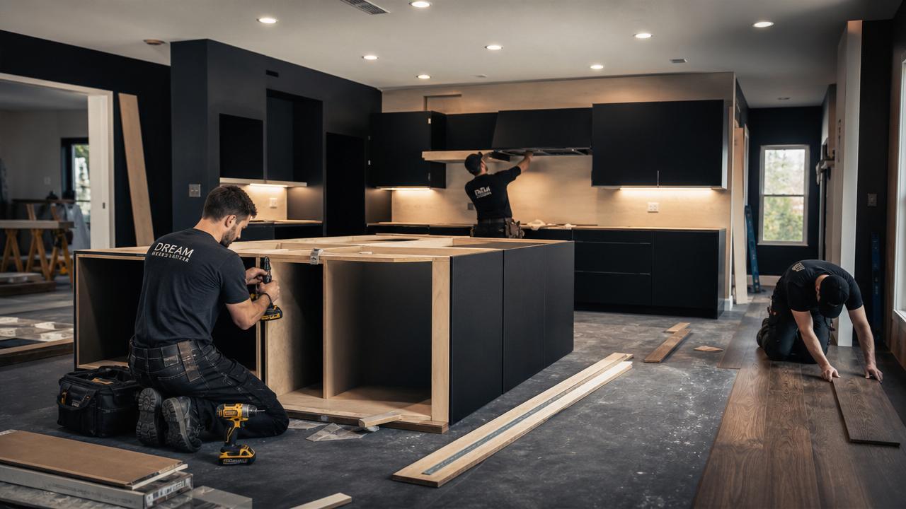 Kitchen renovation by Alpha